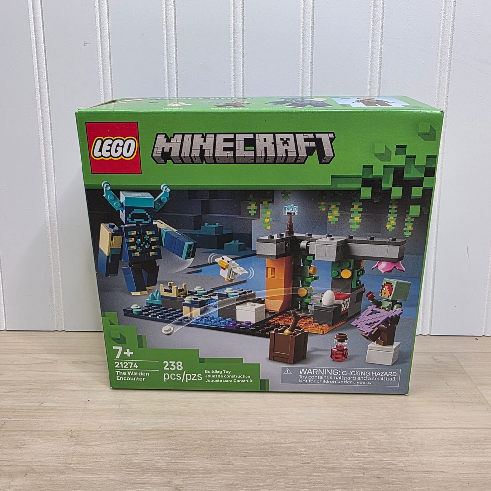 LEGO Minecraft The Warden Encounter 21274 Building Toy Set 238 Pieces NEW Sealed